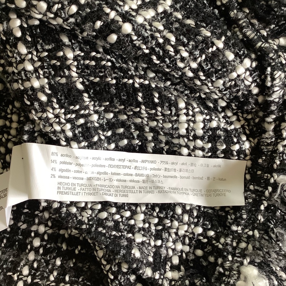 Zara plaid tweedy top - Picture 7 of 7